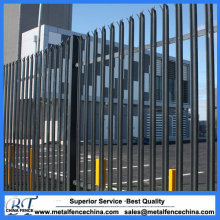 Galvanized Palisade Steel Fence with High Quality